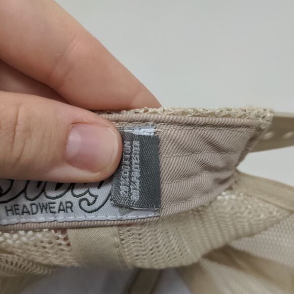 Ivory Headwear Snapback Trucker Hat Brown One Size Adjustable Patch Mesh Back - Picture 8 of 8